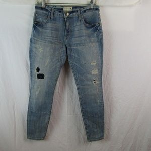 Current/Elliot Slouchy Stiletto Crop Jean Sz 25